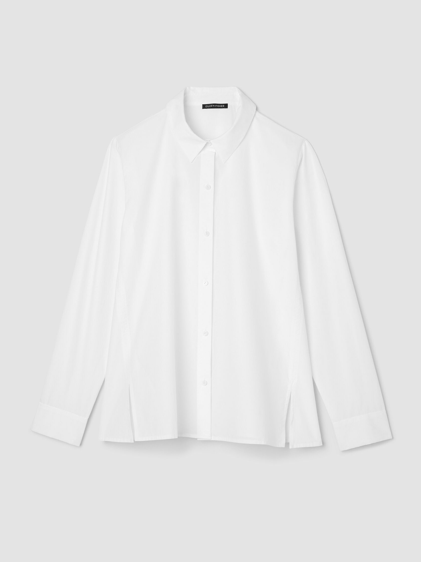 Organic Cotton Poplin Classic Collar Swing Shirt