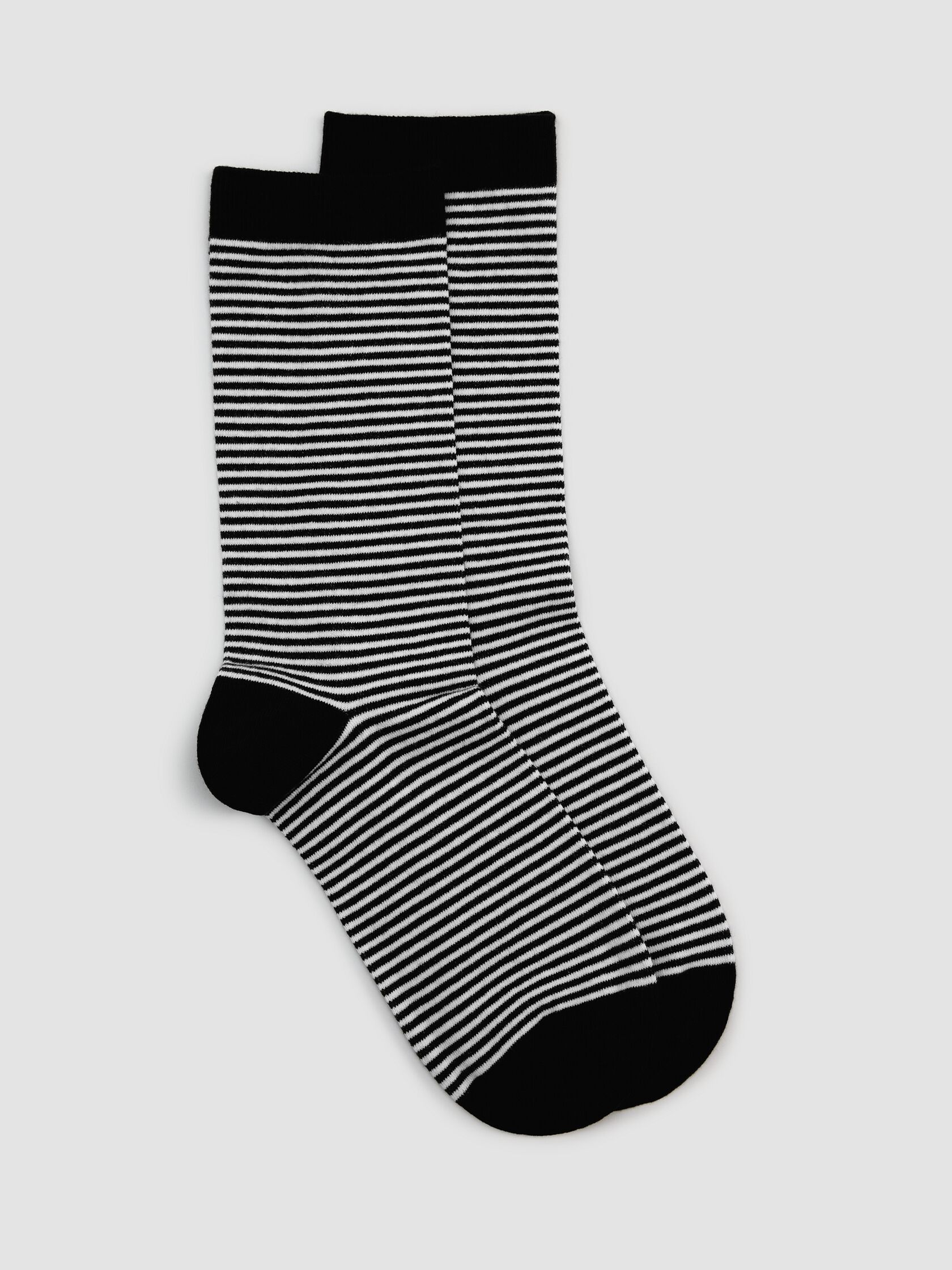Micro Stripe Cotton Trouser Sock