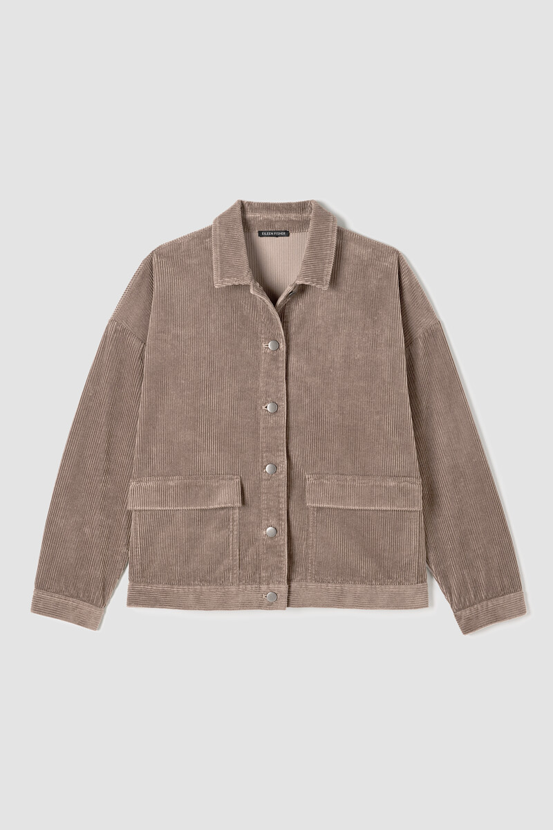 Organic Cotton Corduroy Classic Collar Jacket Organic Cotton Corduroy Classic Collar Jacket