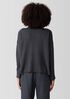 Organic Linen Cotton Cord Crew Neck Top
