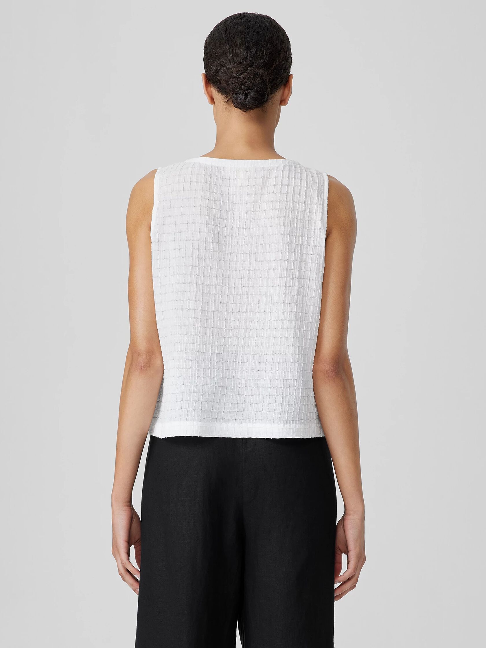 Organic Cotton Voile Box Vest