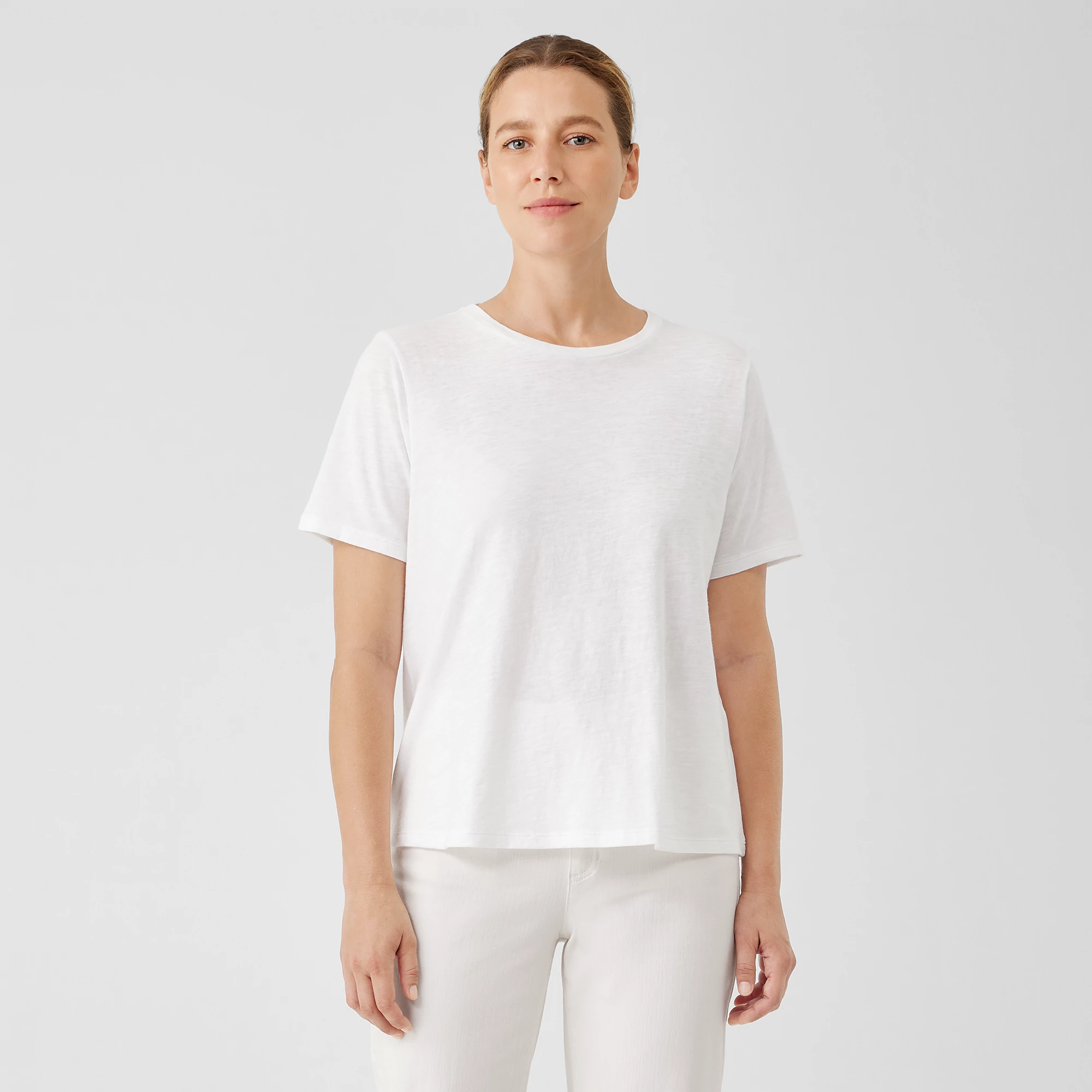 Eileen fisher cotton tee clearance