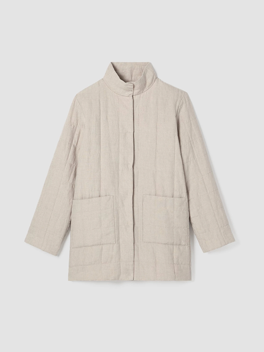 Organic Linen Quilted Jacket