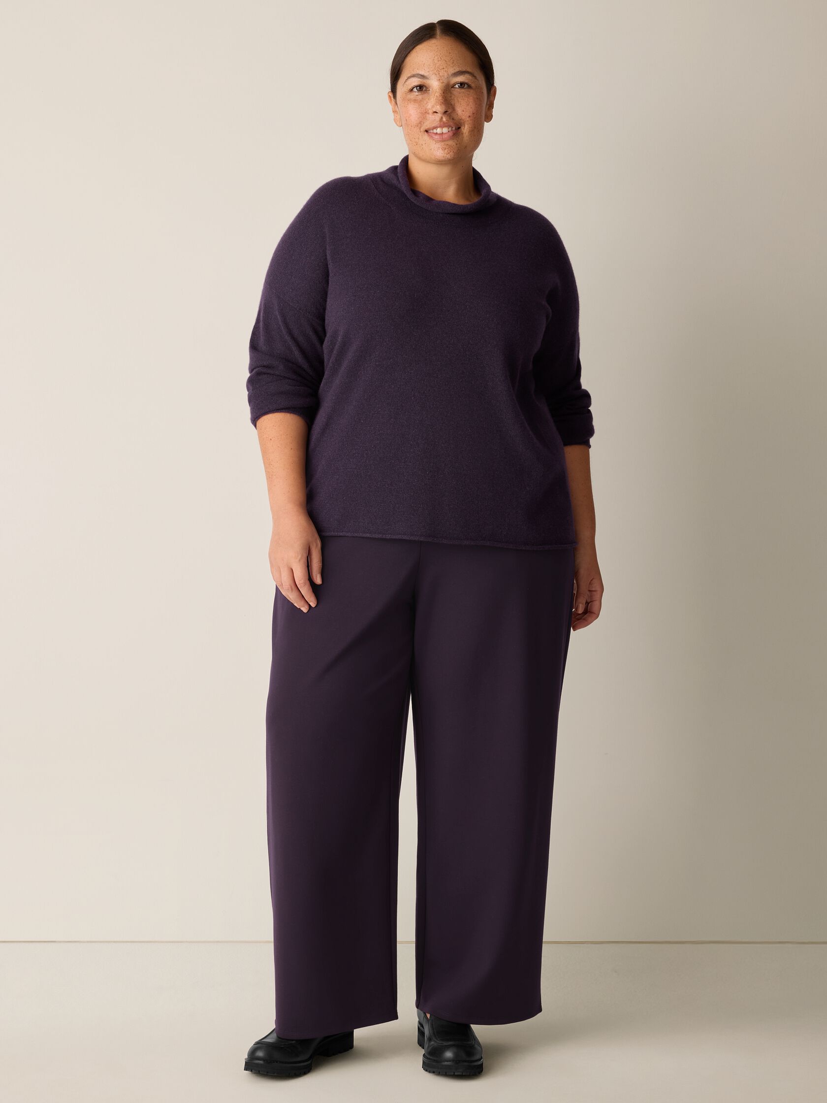 Italian Cashmere Turtleneck Top