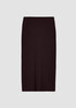 Merino Rib Pencil Skirt in Regenerative Wool