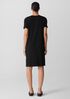 Organic Cotton Slubby Jersey V-Neck Dress