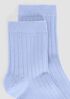 Rib Short Crew Sock