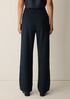 Washable Flex Ponte Straight Trouser Pant