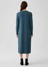 Stretch Jersey Knit Jewel Neck Dress
