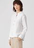 Organic Handkerchief Linen Mandarin Collar Shirt