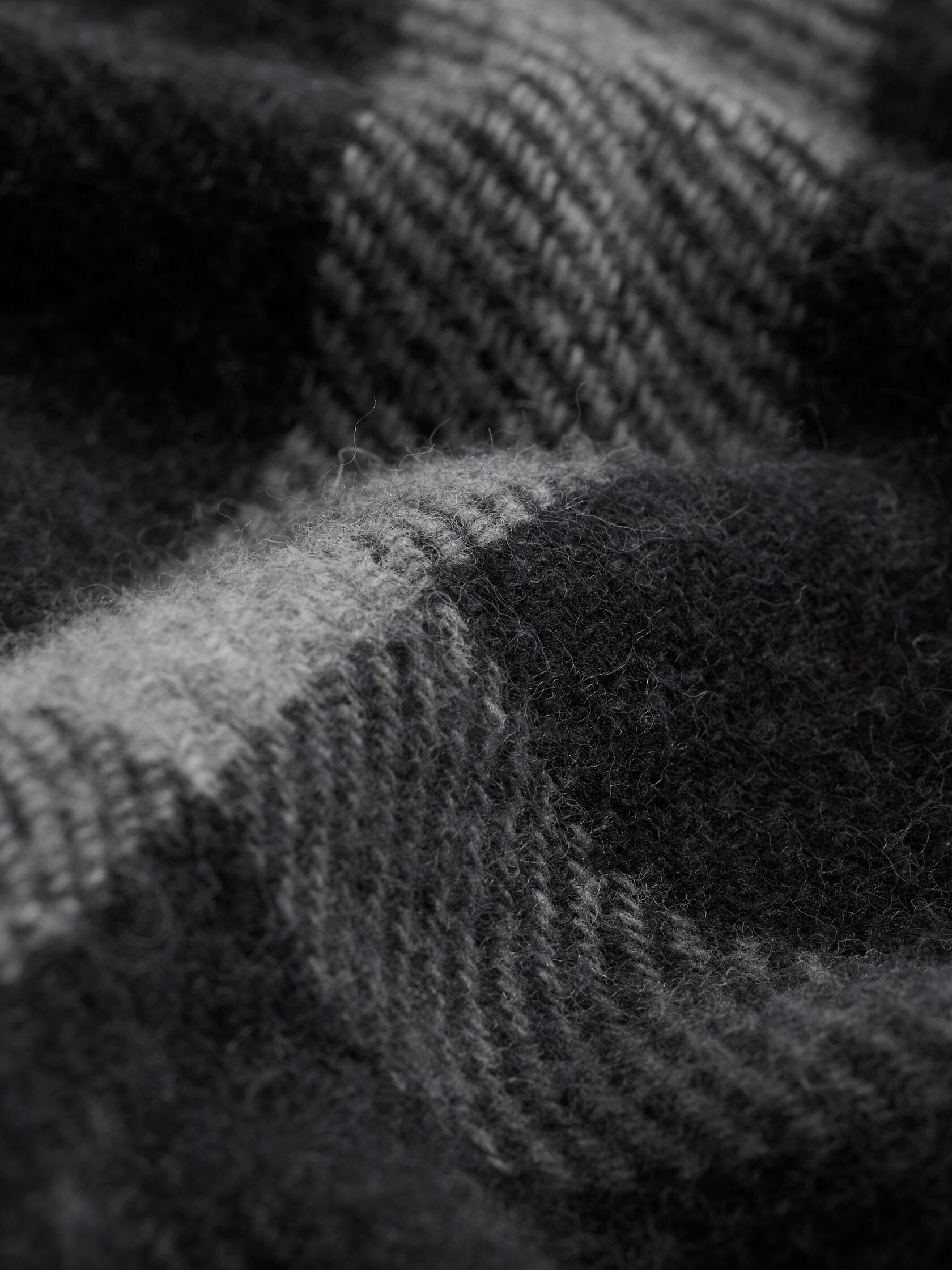 Soft Wool Plaid Serape