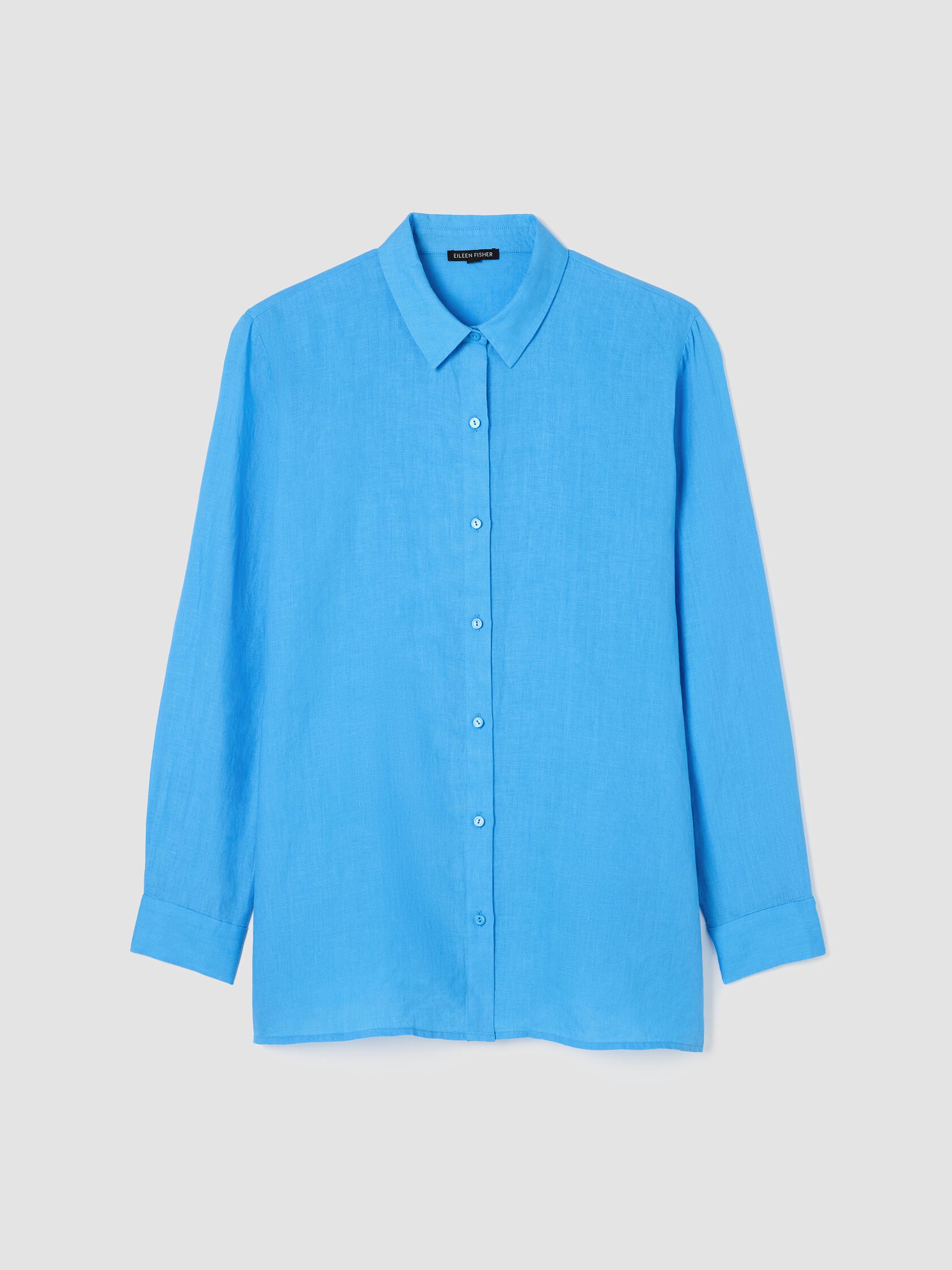 Organic Handkerchief Linen Classic Collar Shirt