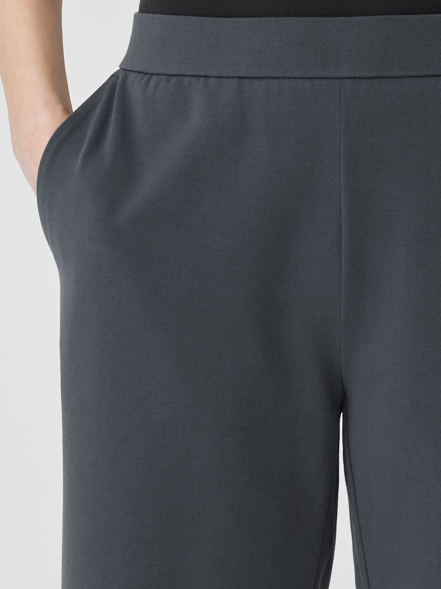 Pima Cotton Stretch Jersey Walking Shorts