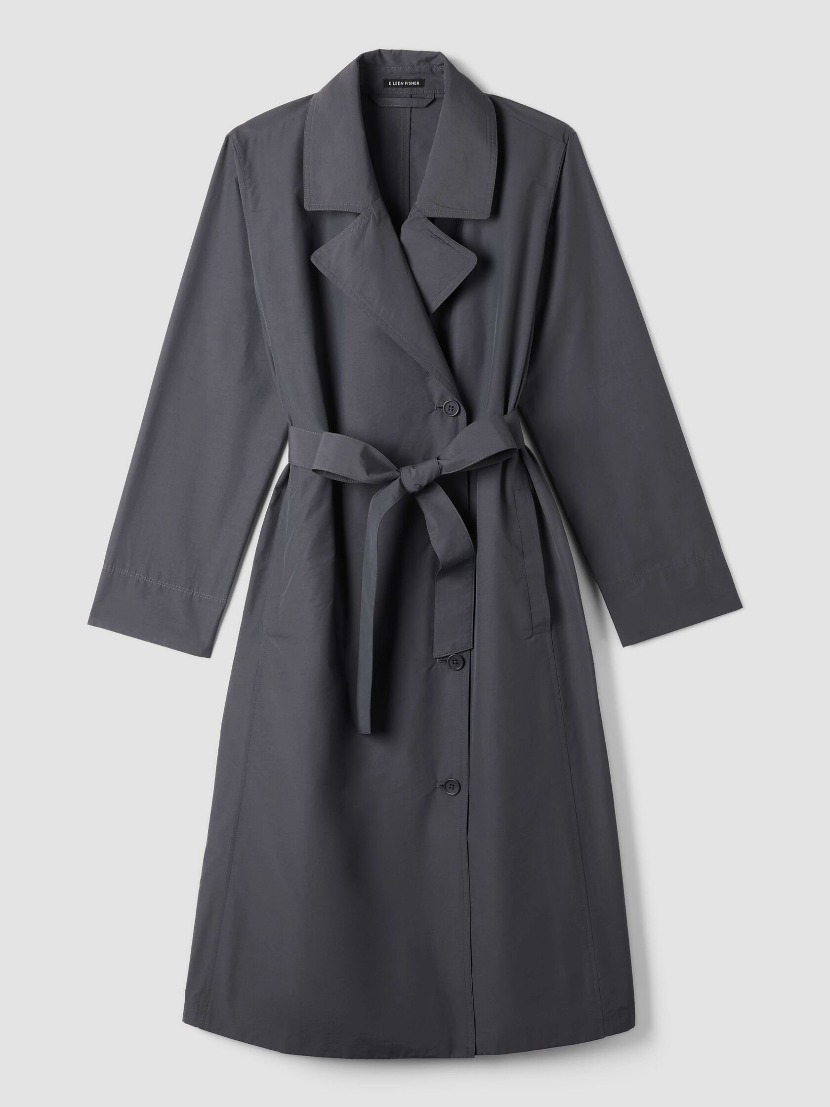 Light Cotton Nylon Trench Coat