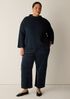 Peruvian Cotton Blend Funnel Neck Top