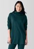 Cozy Brushed Terry Hug Funnel Neck Long Top