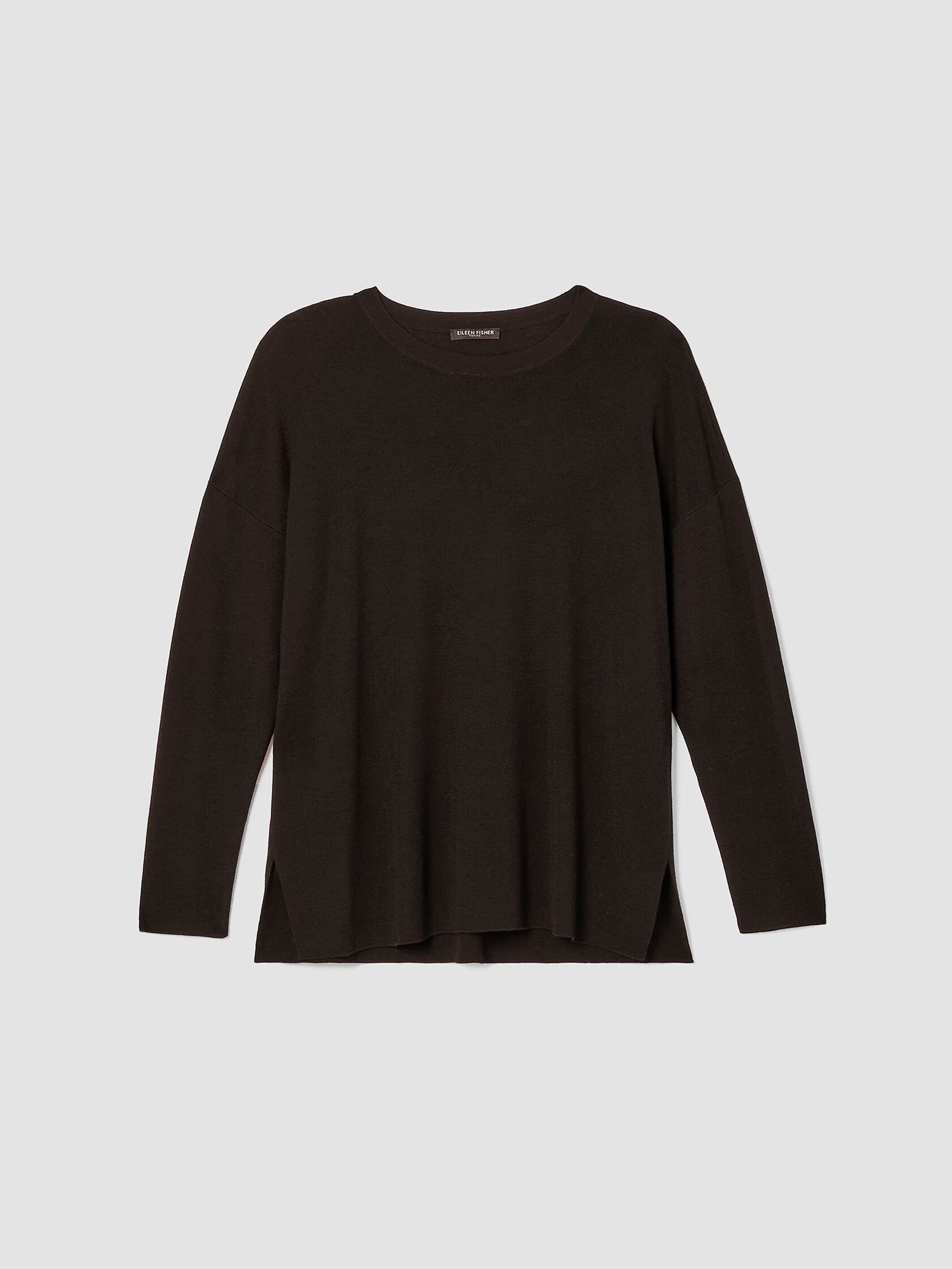 Ultrafine Merino Crew Neck Top in Responsible Wool