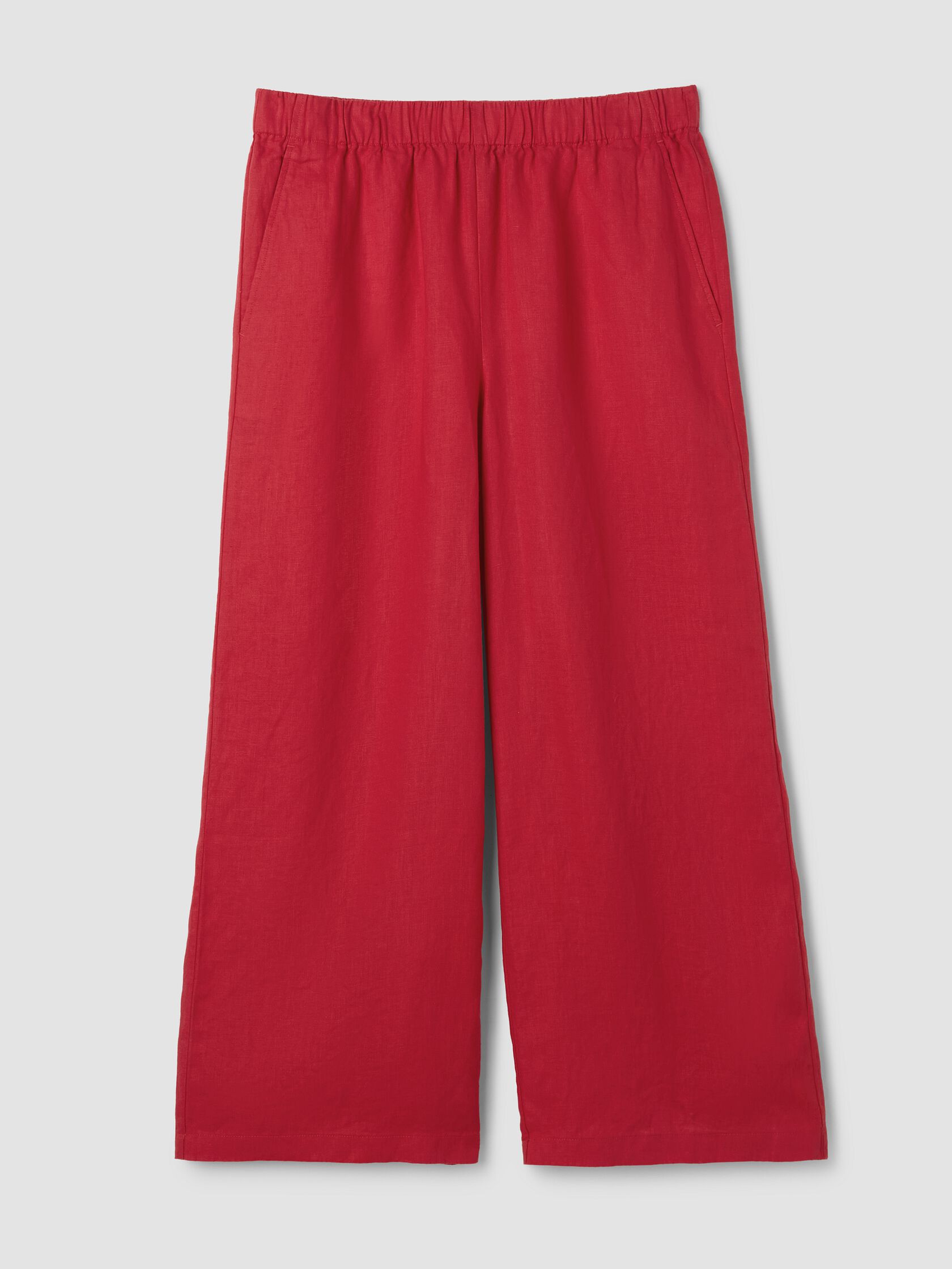 Organic Linen Wide-Leg Pant