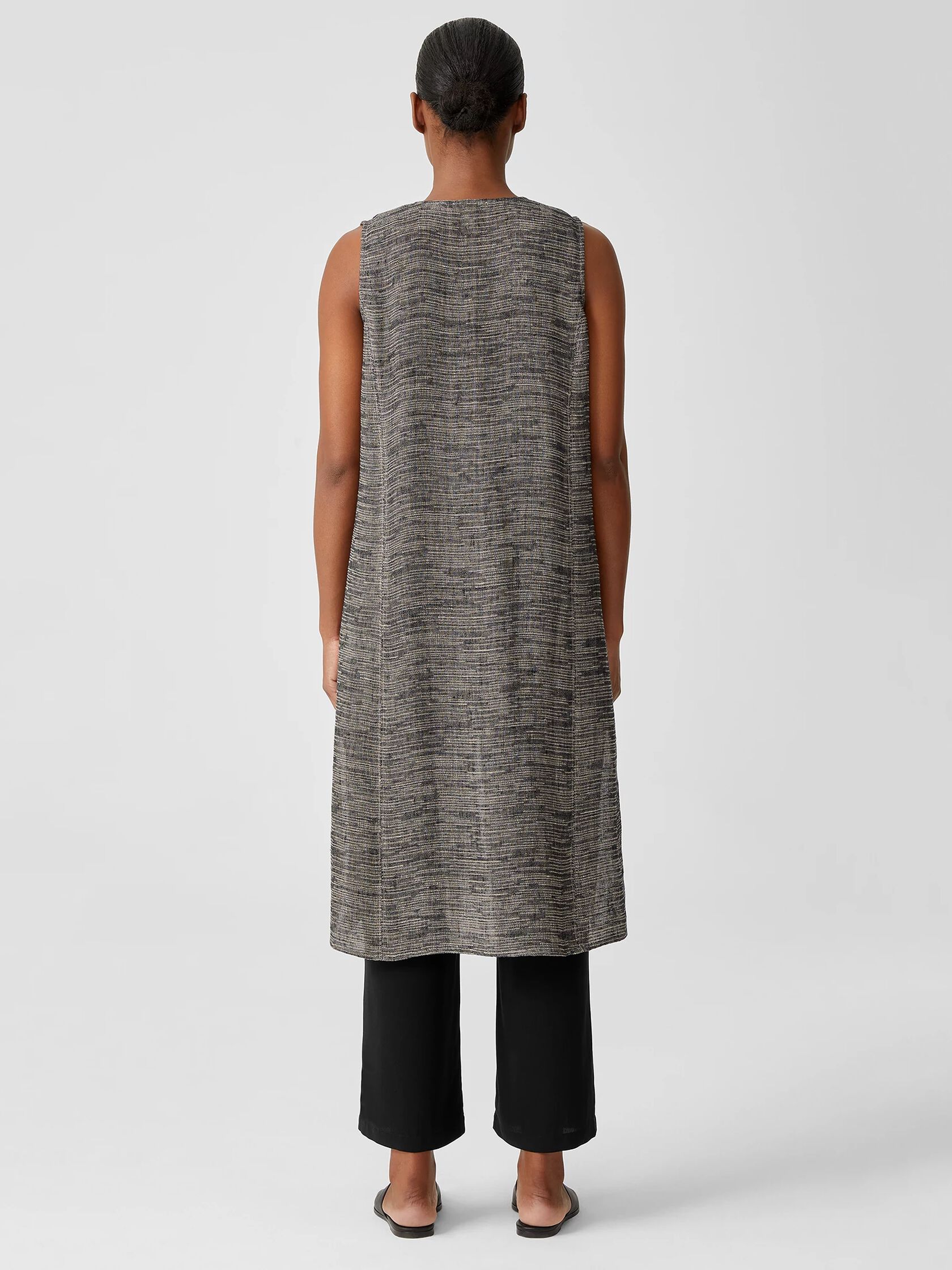 Organic Linen Gauze Strata Wrap Top