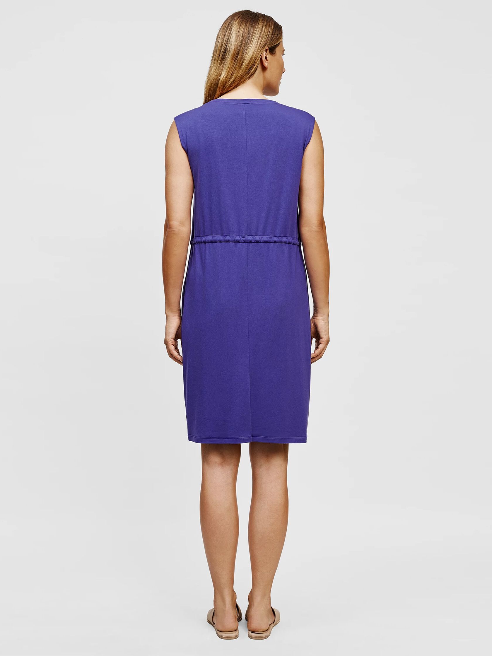 Fine Jersey Bateau Neck Dress