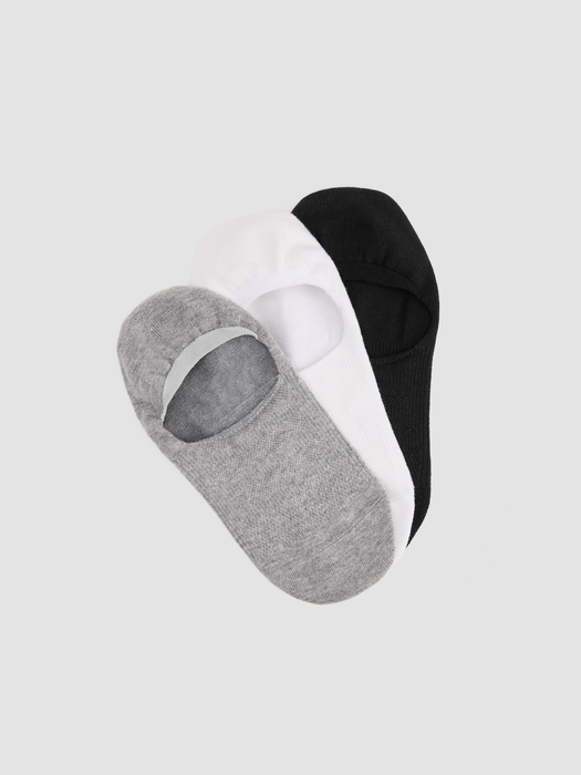 Picture of Organic Cotton Blend No-Show Socks 3-Pack - Women's