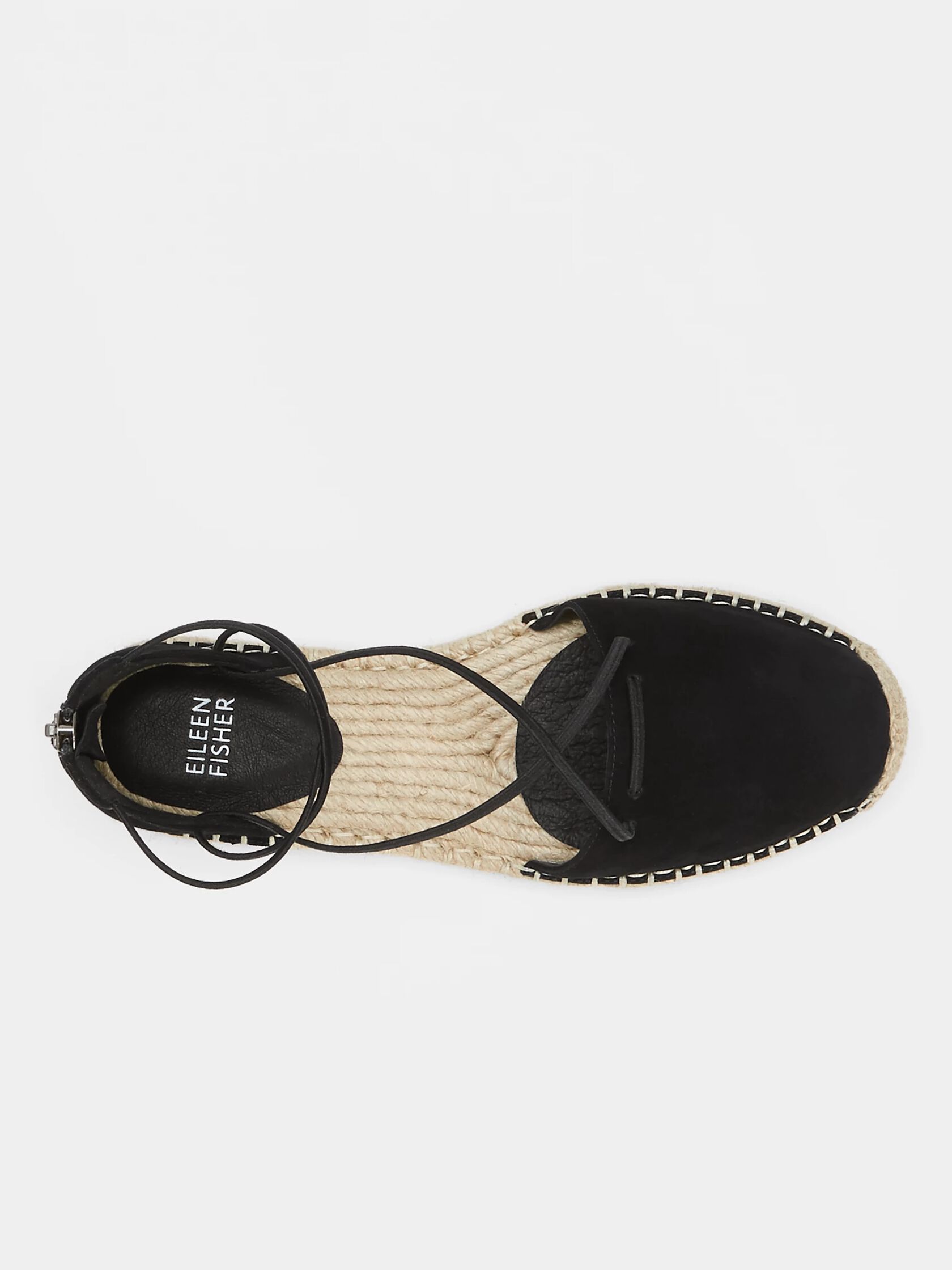 Lace Leather Espadrille