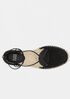 Lace Leather Espadrille