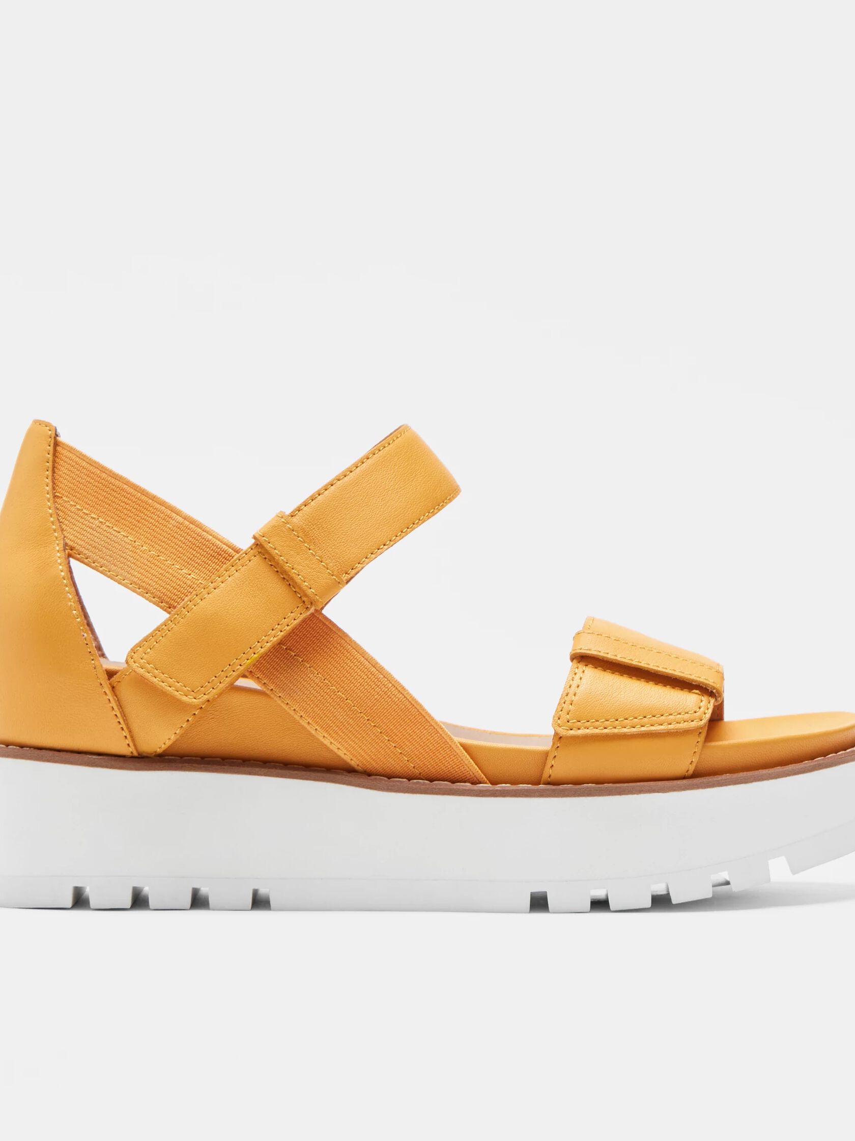 Luck Smooth Leather Wedge Sandal