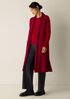 Lightweight Boiled Wool Shawl Collar Vest in Regenerative Wool
