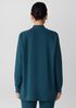 Cozy Brushed Terry Mock Neck Long Top