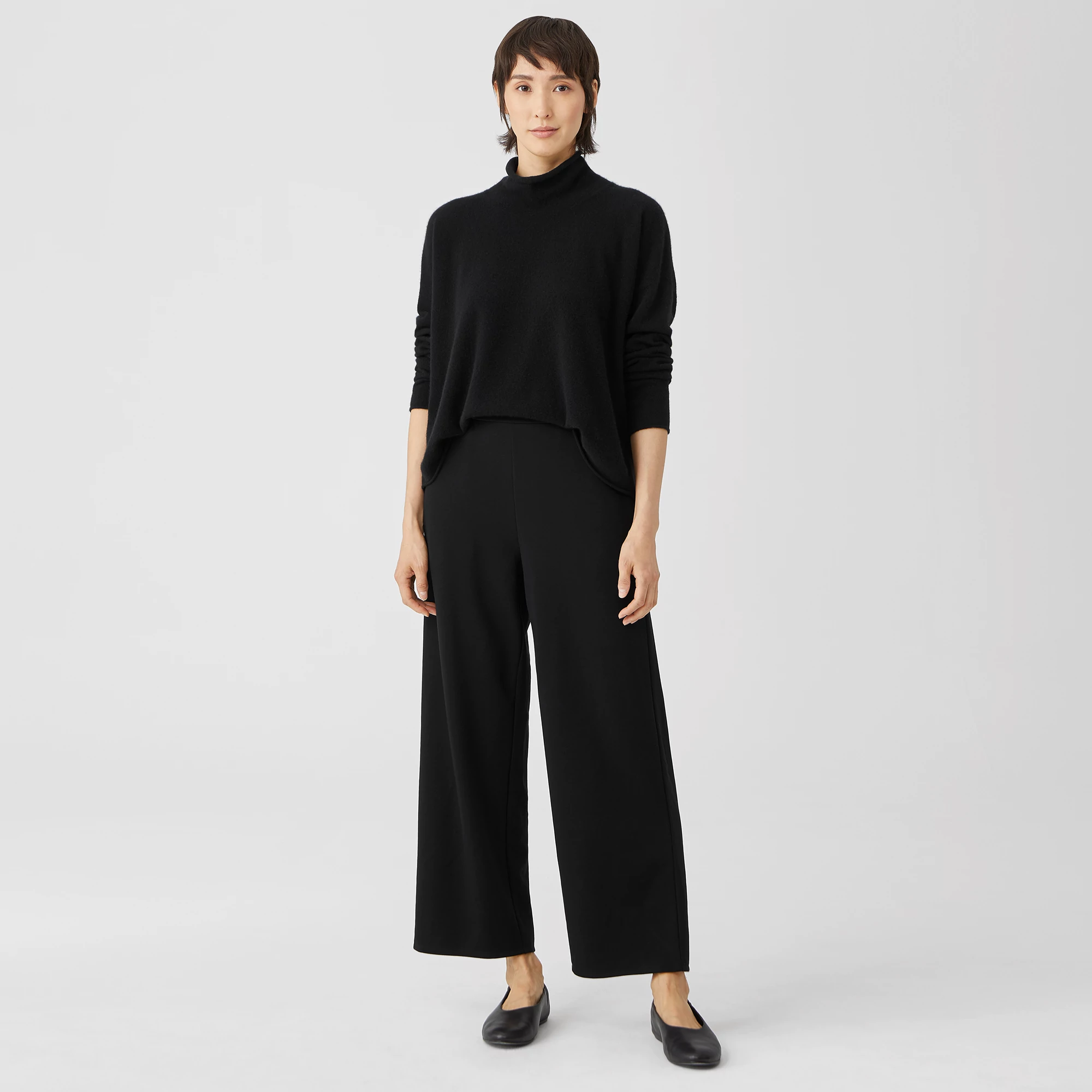 Flex Ponte Wide-Leg Pant | EILEEN FISHER