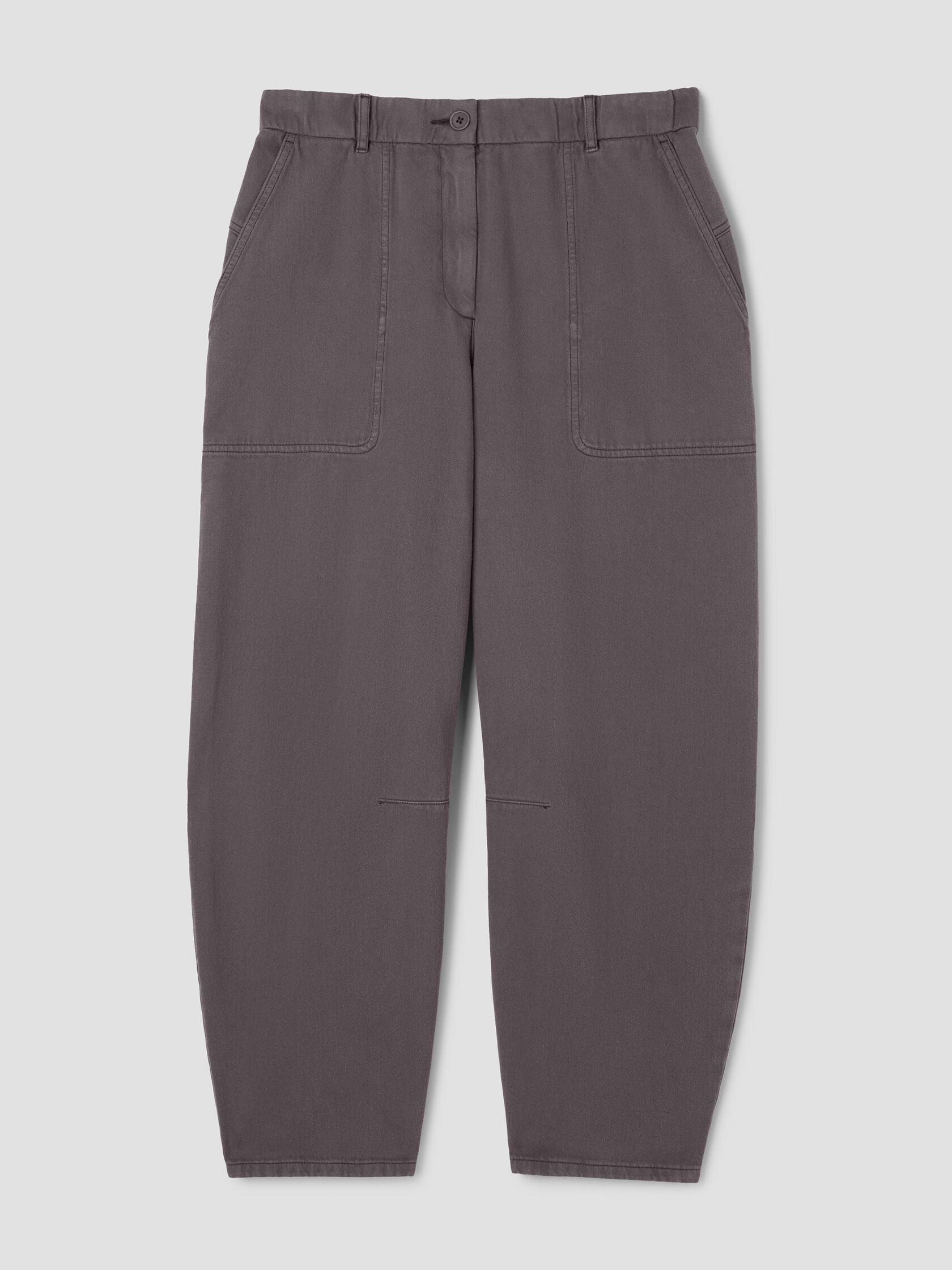 Garment-Dyed Utility Cotton Lantern Pant