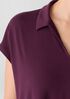 Fine Jersey Split Neck Dress