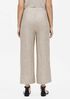 Washed Organic Linen Delave Wide-Leg Pant