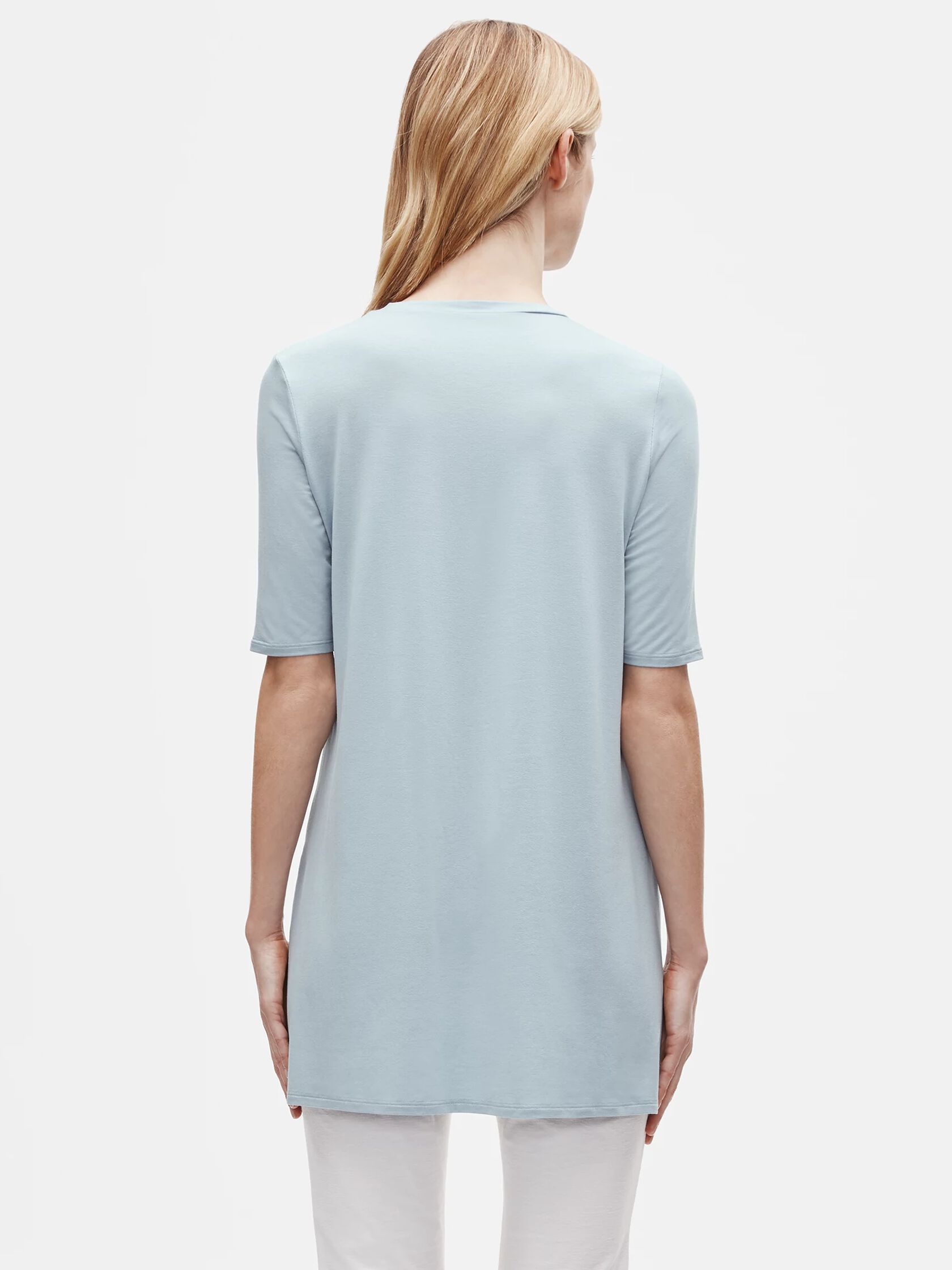 Fine Jersey Elbow-Sleeve Tunic