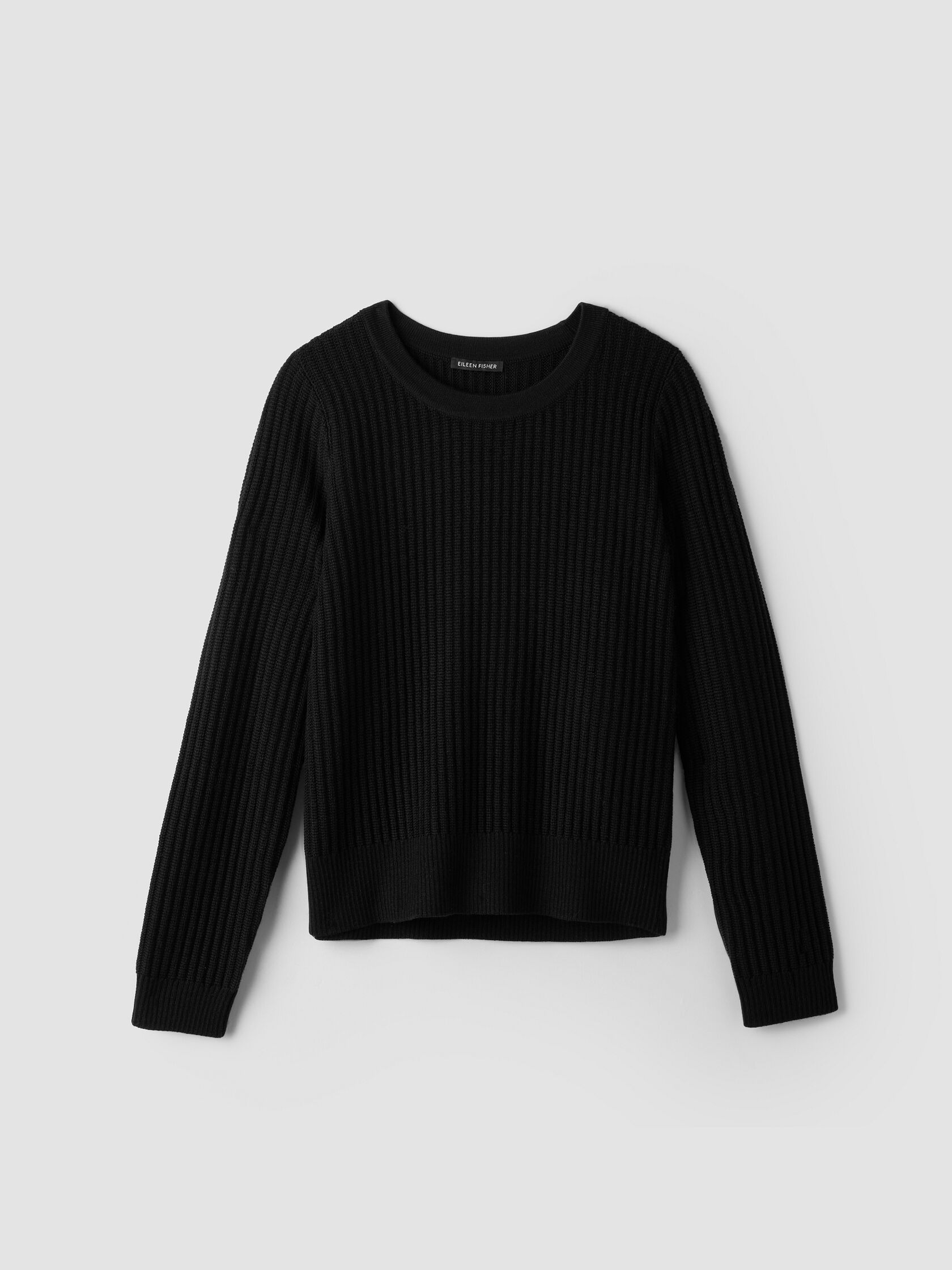 Italian Merino Crew Neck Top in Regenerative Wool