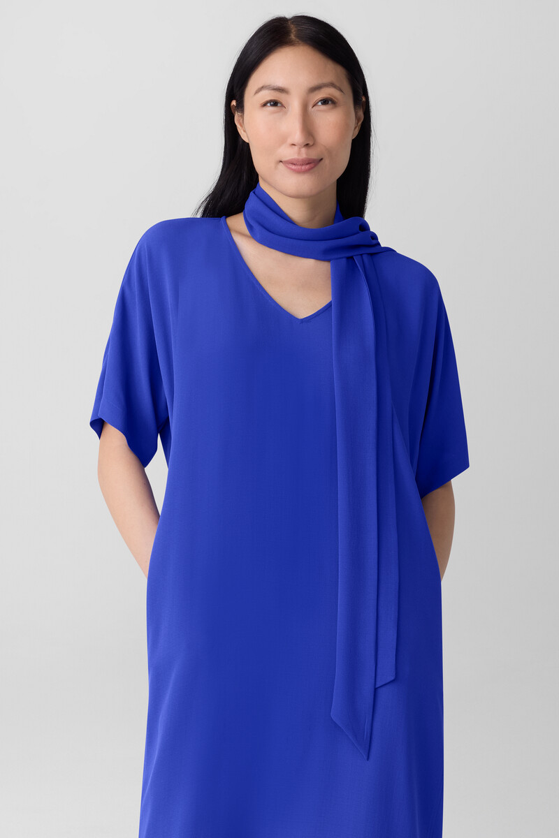 Silk Georgette Crepe Scarf Silk Georgette Crepe Scarf