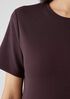 Organic Cotton Interlock Crew Neck Dress