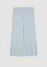 Slubby Organic Cotton Wide-Leg Sleep Pant