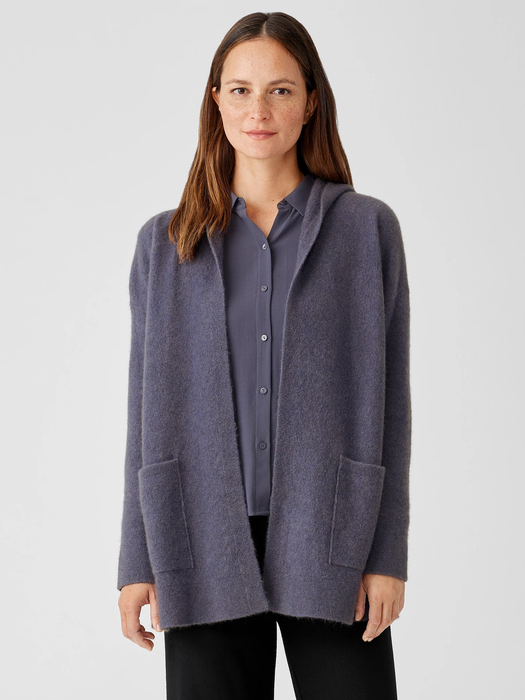 Cashmere Silk Bliss Hooded Cardigan