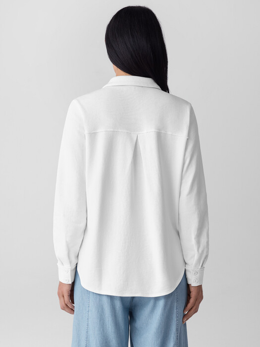 Lightweight Organic Cotton Terry Classic Collar Shirt