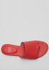 Edge Leather Slide Sandal