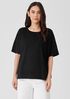 Organic Cotton Slub Crew Neck Tee