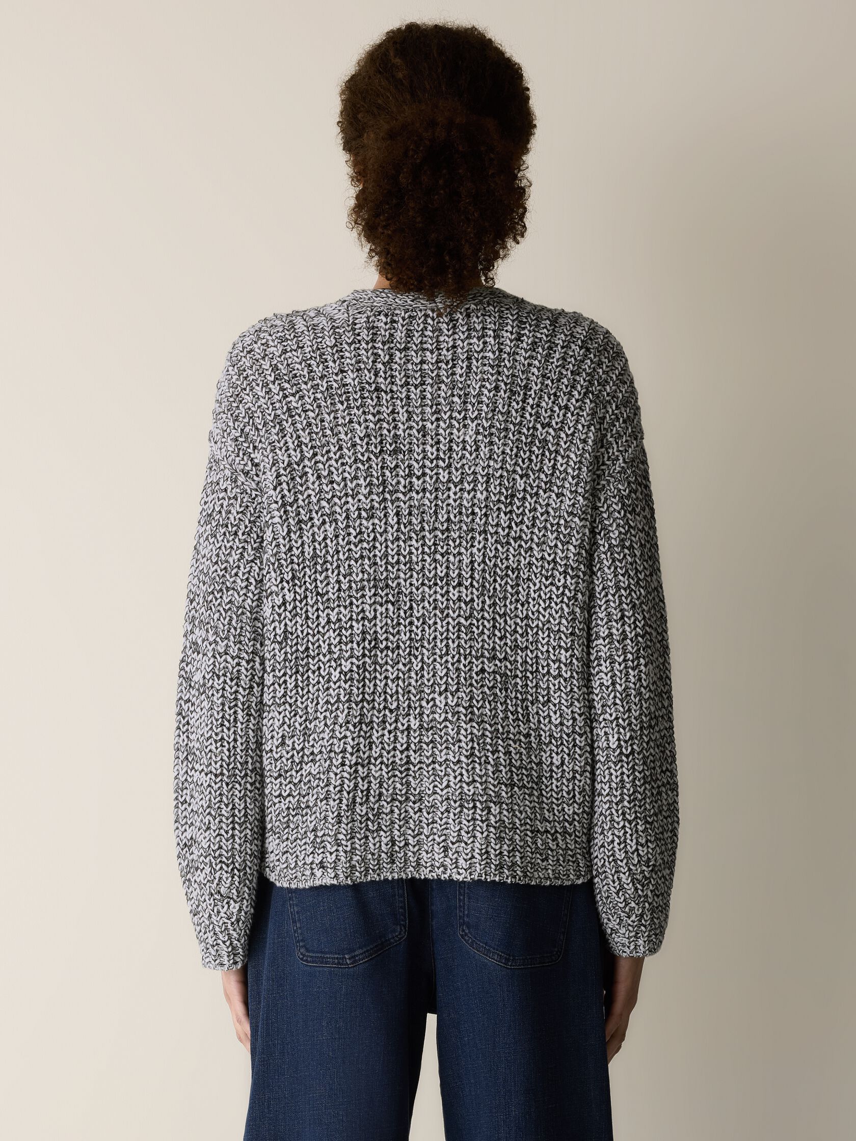 Peruvian Tri-Cotton Blend Cardigan