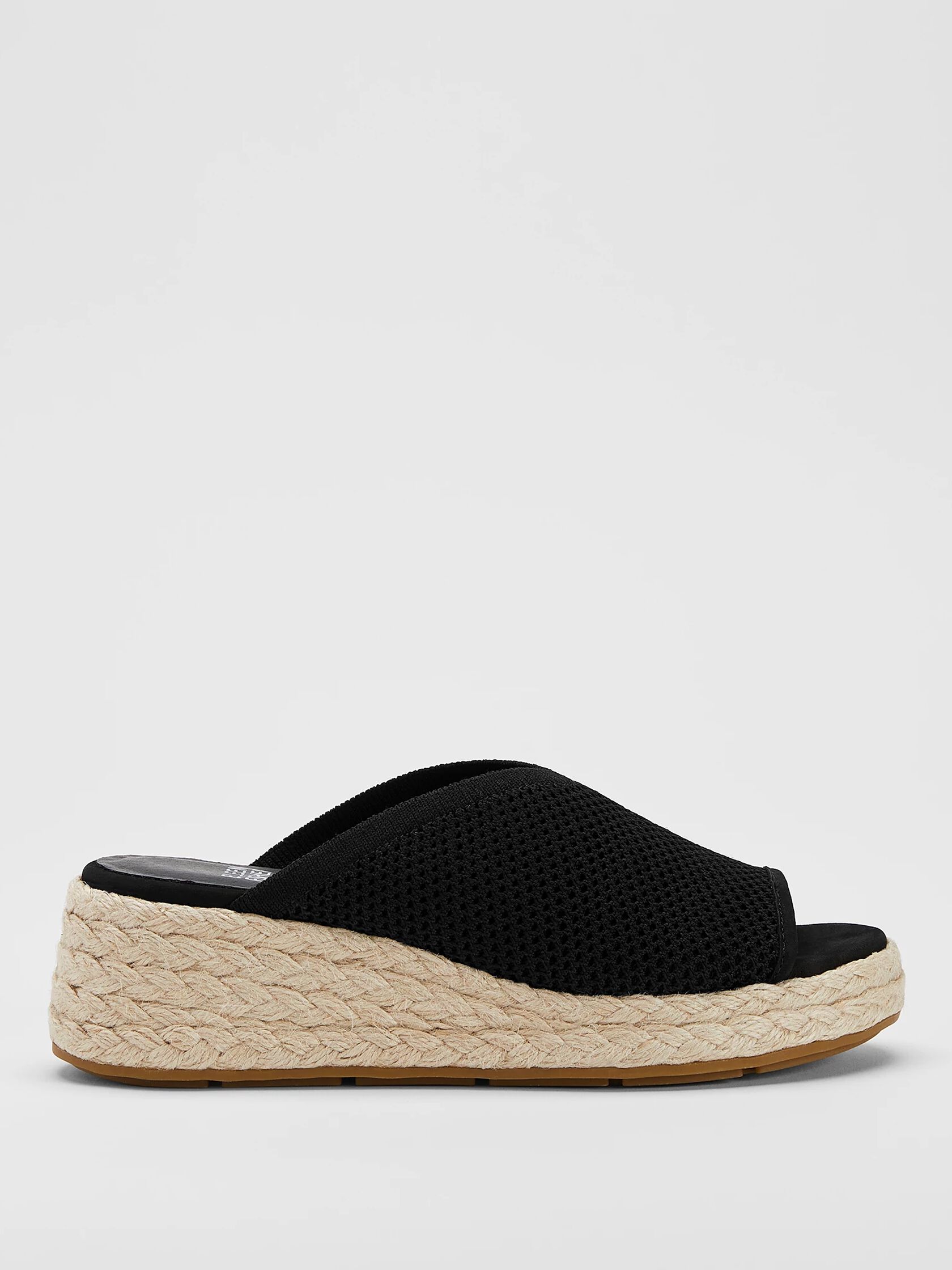 Tali Recycled Stretch Knit Espadrille Wedge Sandal