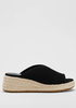 Tali Recycled Stretch Knit Espadrille Wedge Sandal