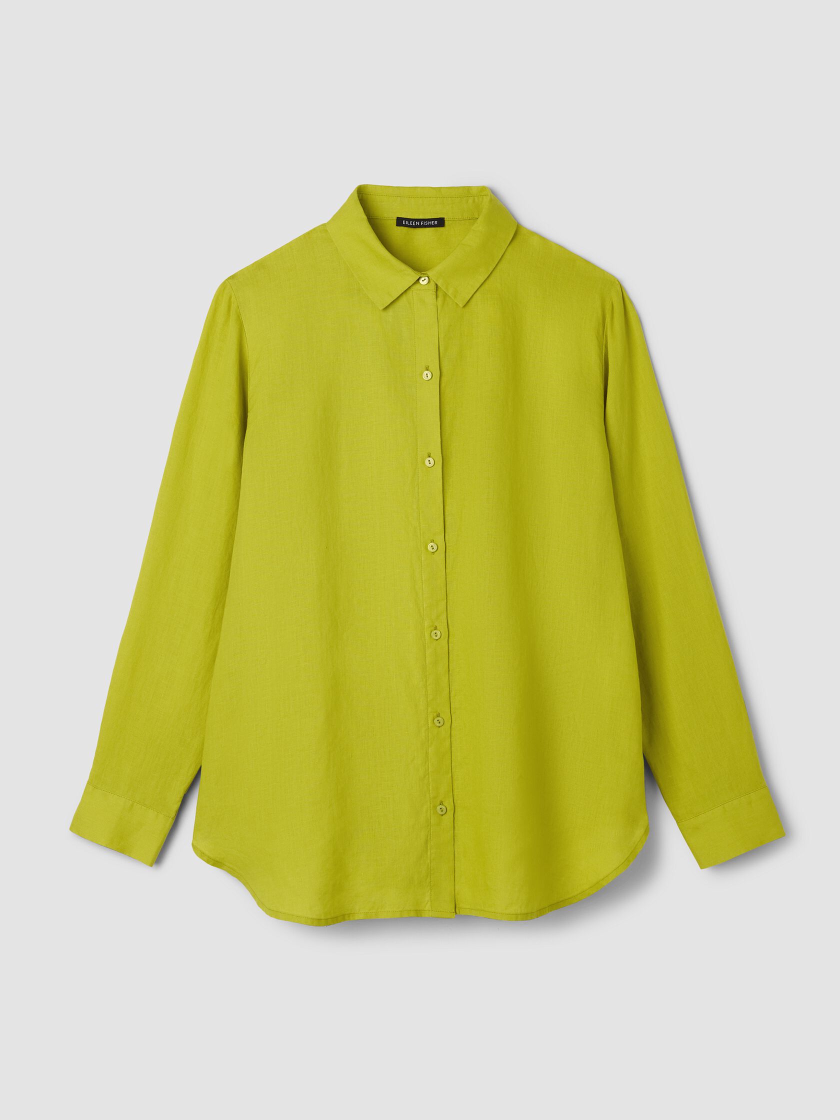 Organic Handkerchief Linen Classic Collar Shirt