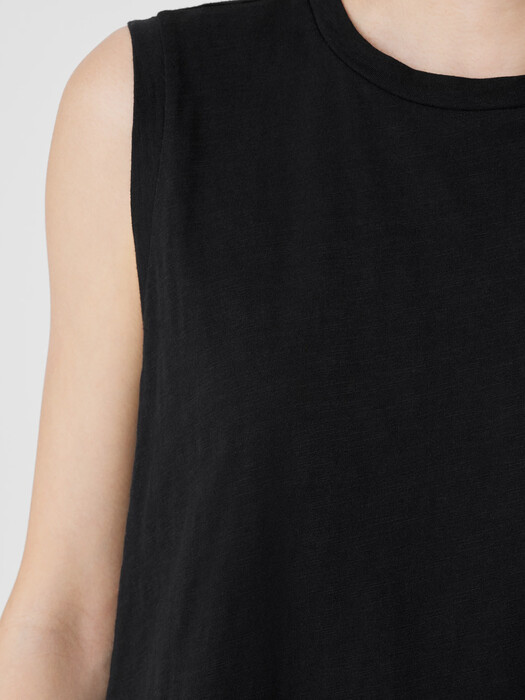 Organic Cotton Slub Crew Neck Tank