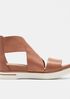 Sport Tumbled Leather Sneaker Sandal