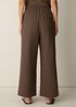 Organic Cotton Pucker Wide-Leg Pant